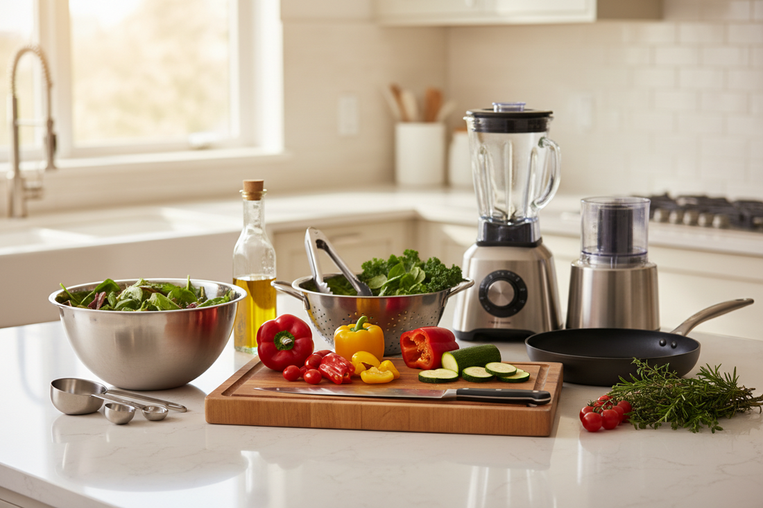 Healthy Cooking at Home: Essential Kitchen Tools for Quick & Easy Meals