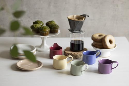 Zero Japan - Bee House Pour Over Coffee Dripper - Lead-Free & Cadmium-Free Ceramic Coffee Maker with Elegant Peek Hole, Drip Cone Brewer Coffee Gift, Brewing Accessories - Antique Green, Standard Size