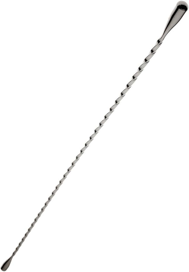 Barfly Bar Spoon, 17 1/8" (43.5 Cm), Gun Metal Black