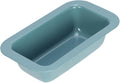 CHEFMADE Mini Bread Loaf Pan, 4.7" x 3" Nonstick Meatloaf Pan, Bakeware for Oven Baking，Homemade Bread （Green）