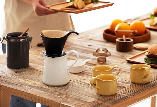 Zero Japan - Bee House Pour Over Coffee Dripper - Lead-Free & Cadmium-Free Ceramic Coffee Maker with Elegant Peek Hole, Drip Cone Brewer Coffee Gifts, Brewing Accessories - Jeans Blue, Standard Size