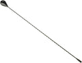 Barfly Bar Spoon, Teardrop End 19 5/8" (50.0 Cm), Gun Metal Black