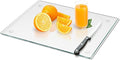 Tempered Glass Cutting Board for Kitchen, Clear Glass Board for Countertop, with Non-Slip Feet, Heat Resistant, Extra Large Size 18x24" 1Pcs