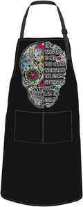 Men Women Apron, Adjustable Neck with 2 Pockets - Chef Apron for Cooking - Mom Dad Gift for Christmas, Birthday