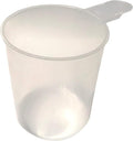 3/4 Cup (6 Oz. | 175 mL) Short Handle Scoop for Measuring Coffee, Pet Food, Grains, Protein, Spices and Other Dry Goods (Pack of 25)