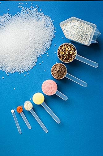 1 mL (1 CC) Long Handle Scoop for Measuring Coffee, Pet Food, Grains, Protein, Spices and Other Dry Goods (Pack of 10)