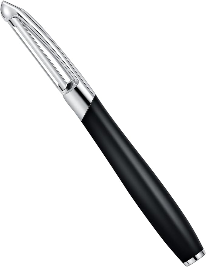 LIIGEMI Stainless Steel I Peeler with Sharp Blade, Non-slip Plastic Handle for Comfortable Peeling of Potatoes, Apples, Cucumbers, and More - Dishwasher Safe Vegetable Peeler