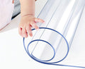 14x18 in Office Desk Blotter Mat Clear Plastic Table Protector Cover Pad PVC Transparent Topper Surface Proection Mat Pad Anti Scratch Table Mat Glass Dinner End Table Protector Waterproof Easy Clean