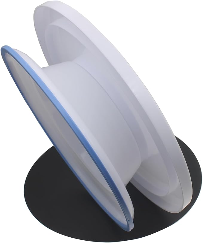 Cake Decorating Turntable 11 Inch Cake Turntable Anti-Slip Rotating Cake Stand for Decorating(1pcs White)