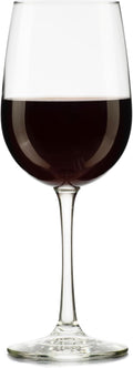 Libbey Vina Tall Wine Glasses Set, All Purpose Red and White Wine Glasses Set of 12, Professional Grade Glass Wine Glasses for Gatherings, Events