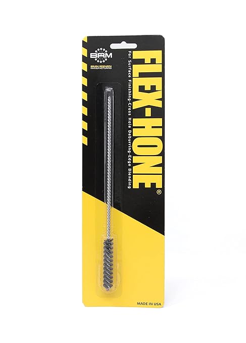 Brush Research BC9M80 FLEX-HONE®, 0.354" (9mm) Diameter, 80 Grit, Silicon Carbide, for Mild Steel, Stainless Steel, Cast Iron and Softer Ferrous Materials