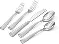 KINGSTONE Silverware Set, 40-Piece Flatware Set for 8, 18/10 Stainless Steel Cutlery Set with Bead Edge, Utensil for Kitchen, Home, Party, Wedding, Mirror Polished, Dishwasher Safe, Featured Gifts