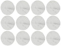 Carlisle FoodService Products Ridge Reusable Plate Rimless Plate for Home and Restaurant, Melamine, 9 Inches, Marble, (Pack of 12)