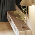 Leather Table Cover,1.8mm Thick,12x96 Inch Desk Cover,Dresser Cover Top,Dresser Protector Top,Dresser Cover,End Table Cover.(Mud Color+Champagne Gold,12x96)