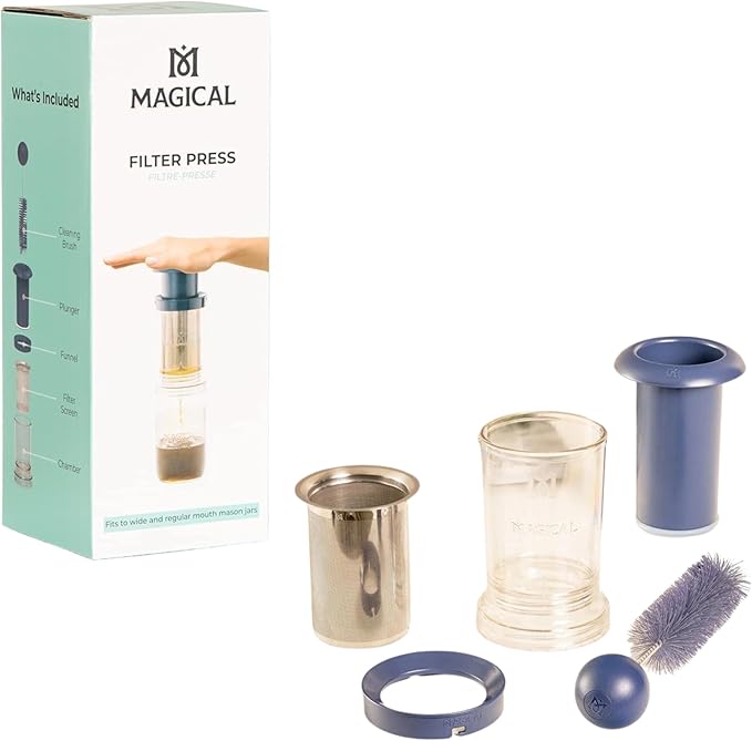 Magical Butter MB2E Plus Bundle – Infuser Machine with Filter Press & Spatulas for Easy Straining, Mixing & Cleanup