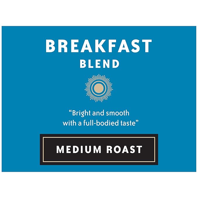 Community Coffee Breakfast Blend 60 Count Coffee Pods, Medium Roast, Compatible with Keurig 2.0 K-Cup Brewers, Box of 60 Pods