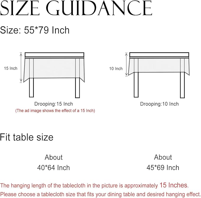 ISAENNE Designer White Linen Table Cloth for Rectangle Table,Chinoiserie Floral Elegant Indoor Tablecloth,Fall Stain Proof Decor Tablecloths for Dining Thanksgiving Kitchen,55"*79"-Mosella F