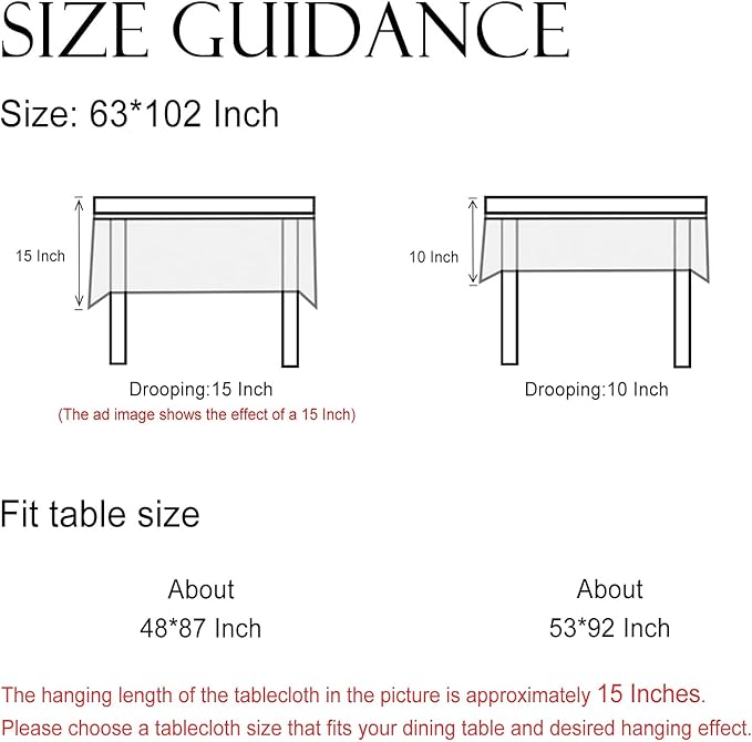ISAENNE Designer White Linen Long Tablecloth Rectangle,Chinoiserie Floral Elegant Indoor Table Cloth,Fall Stain Proof Decor Tablecloths for Dining Thanksgiving Kitchen,63"*102"-Mosella F