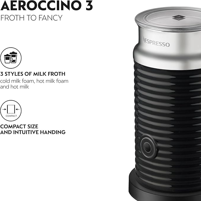 Nespresso Vertuo Pop+ Coffee and Espresso Maker by De'Longhi, Samra Origins by The Weeknd Vertuo Buna Yellow Aeroccino3 milk frother