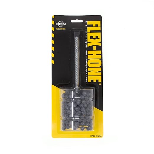 Brush Research BC21280 FLEX-HONE®, 2-1/2" (63.5mm) Diameter, 80 Grit, Silicon Carbide, for Mild Steel, Stainless Steel, Cast Iron and Softer Ferrous Materials