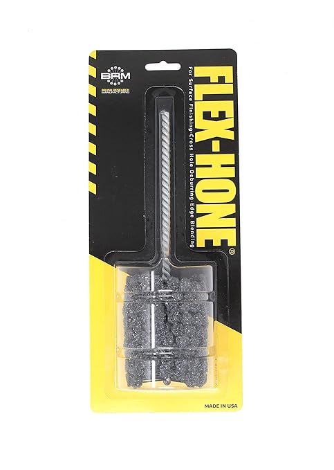 Brush Research BC23820 FLEX-HONE®, 2-3/8" (60.3mm) Diameter, 20 Grit, Silicon Carbide, for Mild Steel, Stainless Steel, Cast Iron and Softer Ferrous Materials