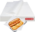 White Deli Paper Sheets, 12" x 12" (100 pcs.) - USA-Made Premium Food Basket Liners - PFAS-Free Grease Resistant Deli Paper Sheets for Snack & Baking Wrap, Picnic & Party by IDL Packaging