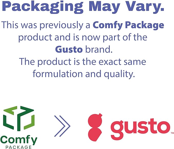 GUSTO [28 oz - 50 Count 2-Compartment Meal Prep Containers with Lids – Reusable, Microwaveable, Dishwasher & Freezer Safe, BPA-Free Food Storage Boxes for Portion Control (Formerly Comfy Package)