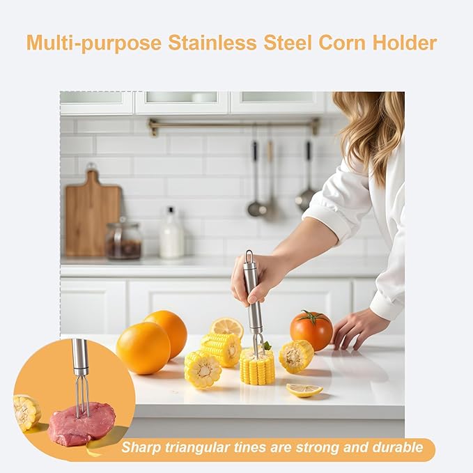 (3Pcs) Corn Cob Peeler, Corn Stripper, Corn Holder, Corn Peeler for Corn on the Cob, Corn Cob Stripper Tool, Efficient Design Perfect for Dining Enthusiasts
