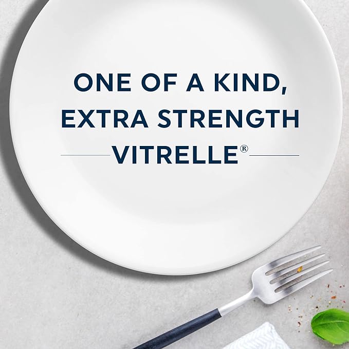 Corelle Vitrelle 18-Piece Service for 6 Dinnerware Set Triple Layer Glass and Chip Resistant, Lightweight Round Plates and Bowls Set, Country Cottage