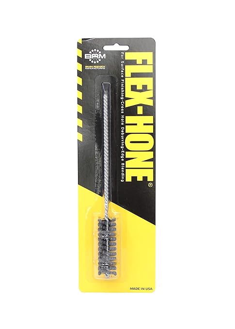 Brush Research BC18M12 FLEX-HONE®, 0.709" (18mm) Diameter, 120 Grit, Silicon Carbide, For Mild Steel, Stainless Steel, Cast Iron and Softer Ferrous Materials