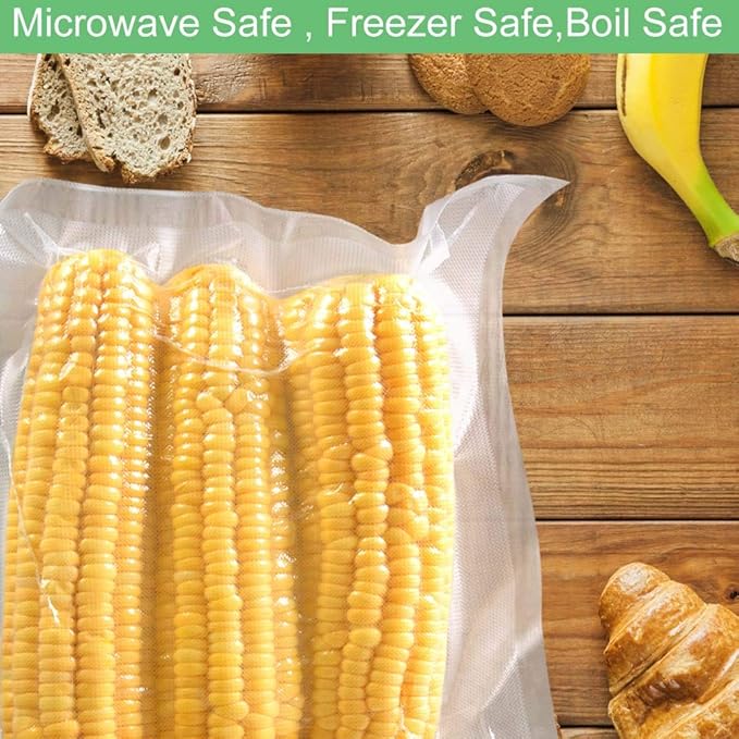 O2frepak 100 Plus Quart 10" x 13" Vacuum Sealer Bags with BPA Free and Puncture Prevention,Vacuum Seal Freezer Bags,Great for Sous Vide Vaccume Sealer PreCut Bags