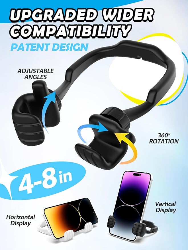 Christmas Stocking Stuffers for Men Women: Teens Girls Boys Gifts for Kids Thumbs Up Lazy Cell Phone Stand Holder for Desk Funny Gift for Dad Mom Wife Husband Adults Teenage Cool Gadget Trendy Stuff