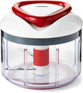 Zyliss Easy Pull Food Chopper and Manual Food Processor - Hand-Held Slicer & Dicer for Fruits & Vegetables - Easy Pull Manual Food Chopper - Cooking Gadgets & Kitchen Essentials - Easy Pull 2.0