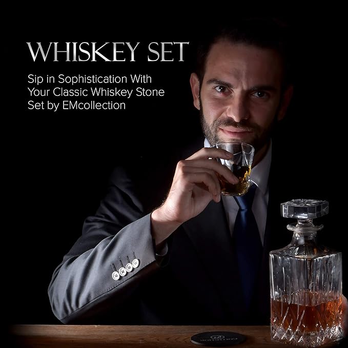 Old Fashioned Whiskey Glasses – Set of 2 – Bourbon Glasses for Men & Women – Gift Boxed Crystal Scotch Glasses for Cocktails & Spirits