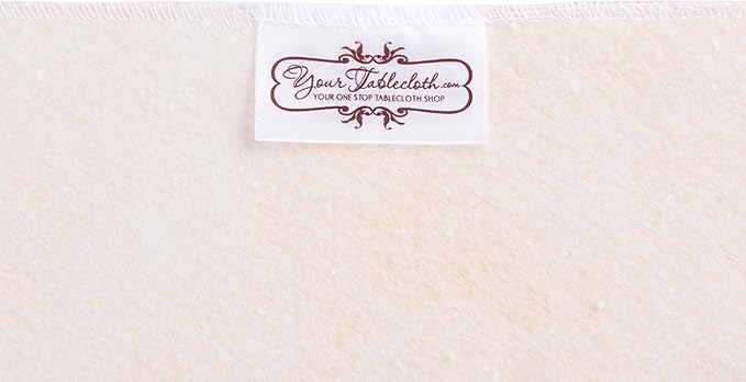 Yourtablecloth Heavy Duty Vinyl Rectangle or Square Tablecloth – 6 Gauge Heavy Duty Tablecloth – Flannel Backed – Wipeable Tablecloth with Vivid Colors & Many Sizes 52 x 120 Stone