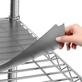 Sterling Shelf Liners for Wire Shelf System: Set of 5 in Graphite: 16 x 36 inch: Plastic Wire Shelving Mats