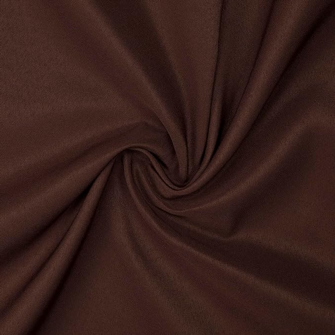 Gee Di Moda Rectangle Tablecloth - 60 x 84 Inch Chocolate Table Cloth for 5 Foot Rectangle Table - Heavy Duty Washable Fabric - for 5 Ft Buffet Table, Holiday Party, Dinner, Wedding & Baby Shower