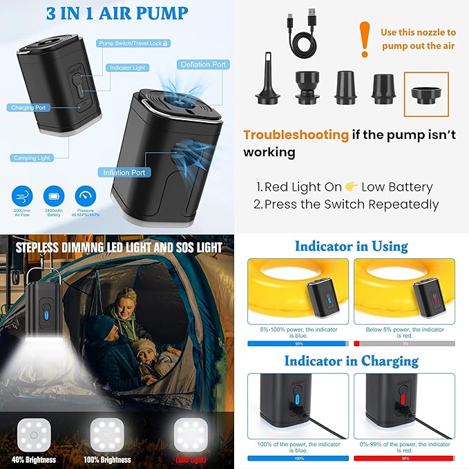Travel Vacuum Bags for Luggage with Pump, Reusable Vacuum Seal Bags for Clothing, IP68 Waterproof, Top-open Design, Fits 20/24/28 Inch Suitcase (1PC+Pump, 43L)