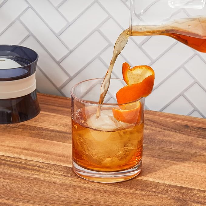 Zoku Set of 2 Silicone Ice Sphere Molds, Stackable 2.5-Inch Ice Ball Maker, Keep Drinks Colder Longer with Less Dilution, Leak-free, Easy-Release, Red