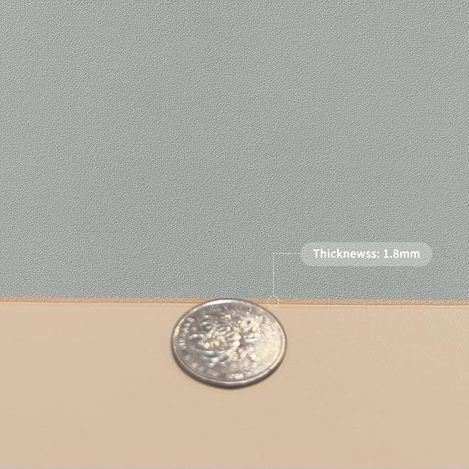 Vanity Top Protector - Can Be Used On Both Sides Waterproof and Easy to Clean Good Flatness Used for Dresser Table(Light Brown+Gray 10x44)