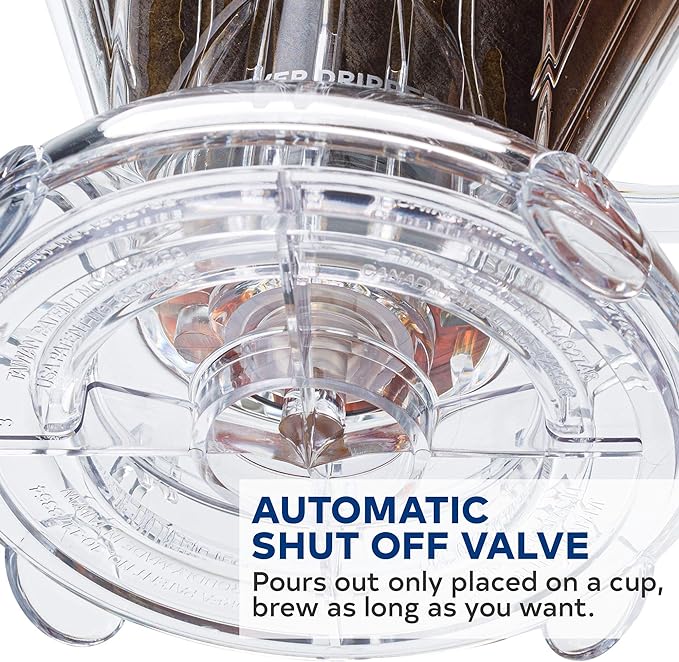 Clever Coffee Dripper and Filters, Large 18 oz (Cloud)| Barista's Choice| Safe BPA Free Plastic|Includes 100 Filters