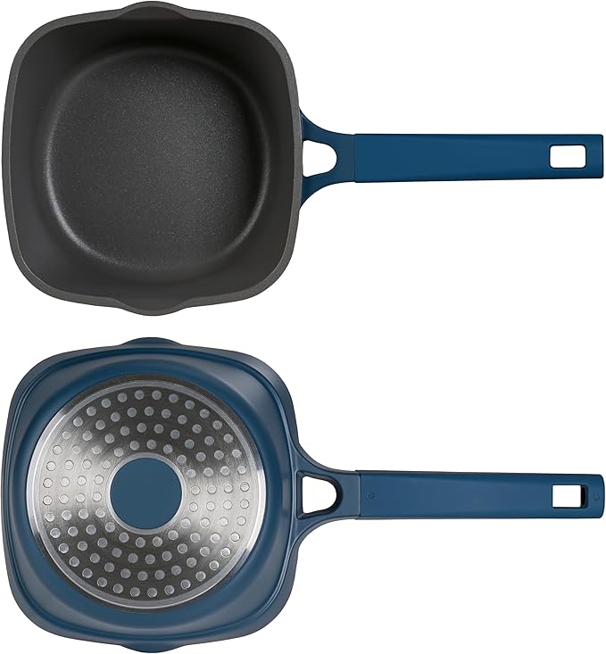 Servappetit Cast Alum 2qt Saucepot Navy