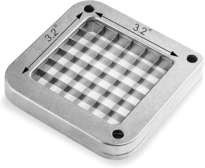New Star Foodservice 37418 French Fry Cutter Replacement Blade, 1/2", Metallic (COMPATIBLE WITH TABLE MOUNTED FRENCH FRY CUTTER ONLY) Silver