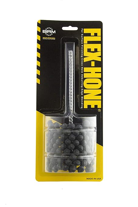 Brush Research BC25812 FLEX-HONE®, 2-5/8" (67.7mm) Diameter, 120 Grit, Silicon Carbide, For Mild Steel, Stainless Steel, Cast Iron and Softer Ferrous Materials