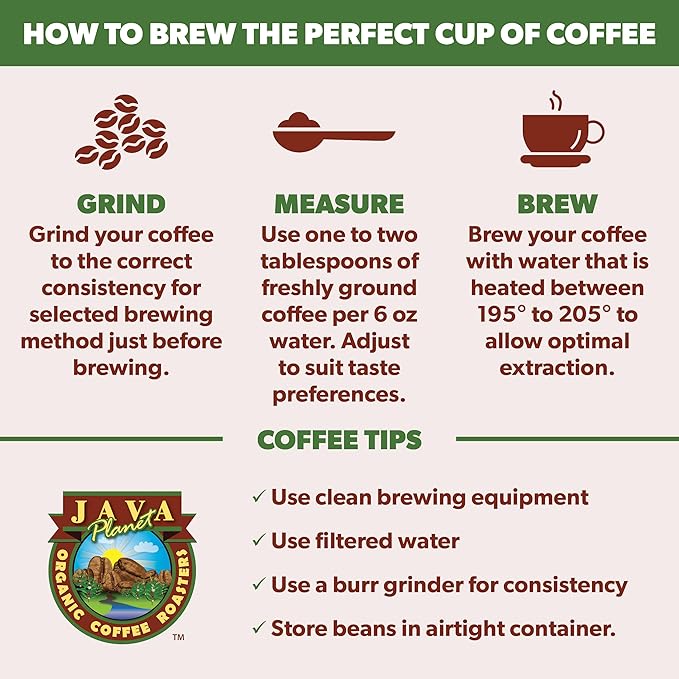 Low Acid Organic Coffee – Whole Bean, Mold-Free & Stomach Friendly by Java Planet, Sumatran Single Origin Coffee, Dark Roast, Smooth Full Flavored, 2x1LB Bag