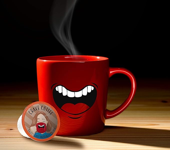 Crave Beverages Chocolate Hazelnut Creme Coffee Pods for Keurig K Cup Brewers, 100 Count