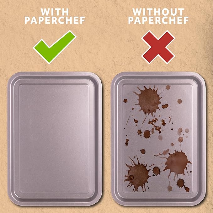 PaperChef - X-Large Parchment Baking Cups - Easy Release, Non-Stick Paper - 30 count - 4 pack
