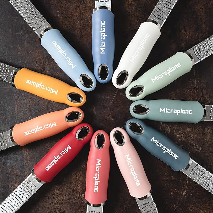 Microplane Premium Classic Citrus Zester and Parmesan Cheese Grater (Cinnamon)