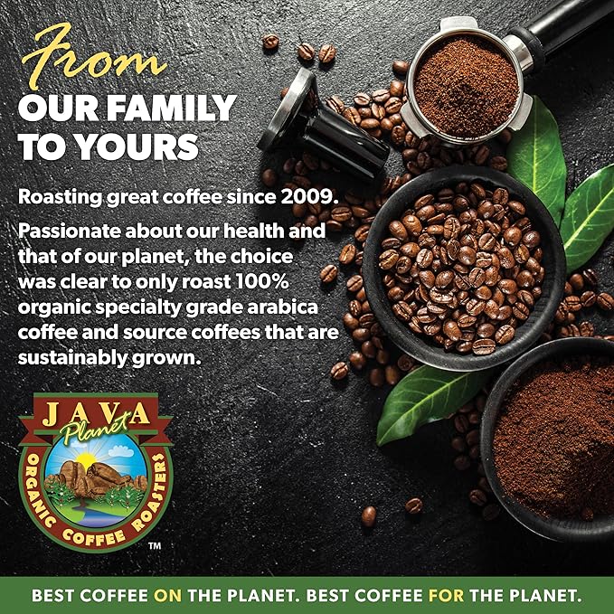 Low Acid Organic Coffee – Whole Bean, Mold-Free & Stomach Friendly by Java Planet, Costa Rican Single Origin Coffee, Dark Roast, Smooth Full Flavored, 5LB Bag