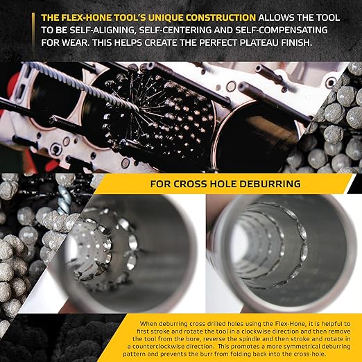 Brush Research BC11M800 FLEX-HONE®, 0.433" (11mm) Diameter, 800 Grit, Silicon Carbide, for Mild Steel, Stainless Steel, Cast Iron and Softer Ferrous Materials